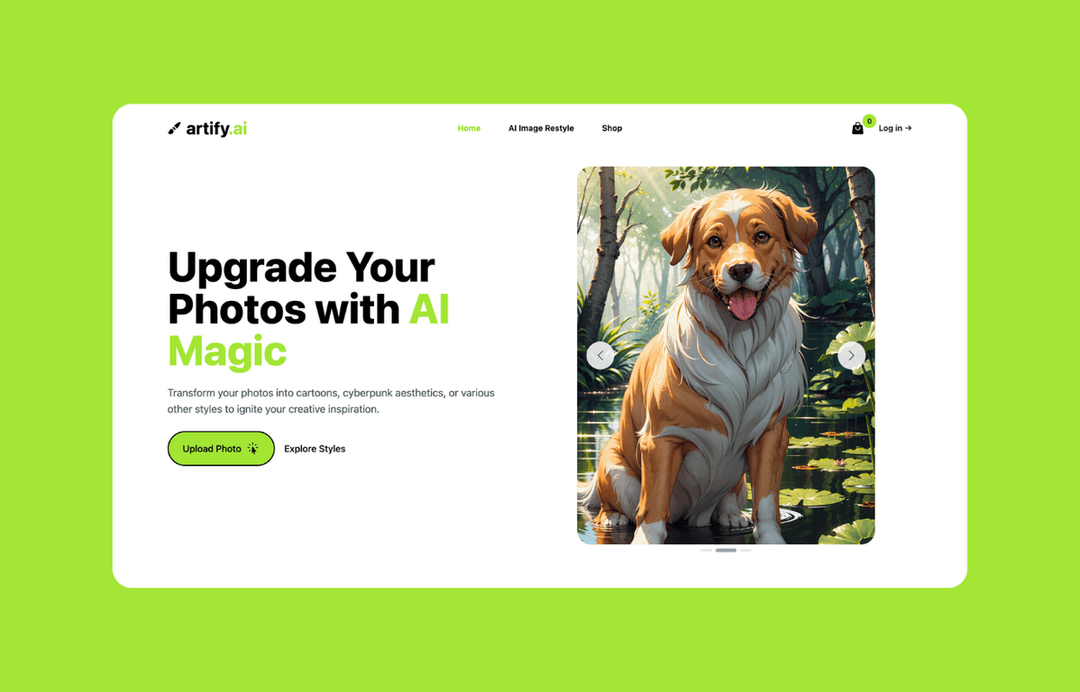 AI Image Restyle - Full Stack