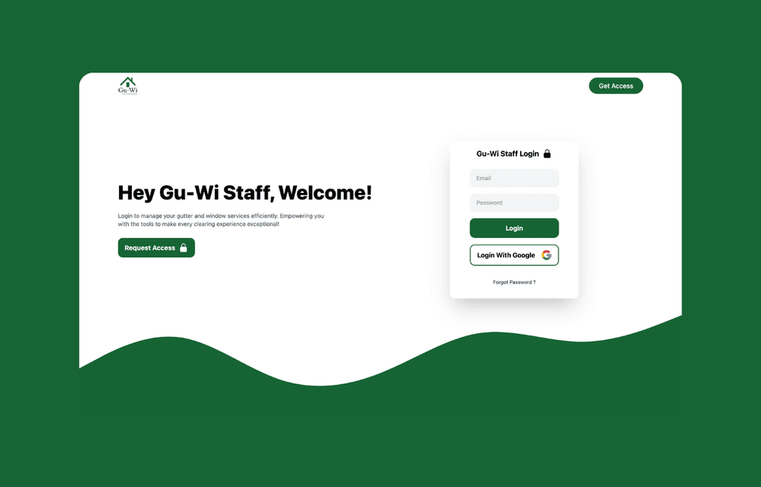 Gu-Wi Admin Dashboard - Full Stack